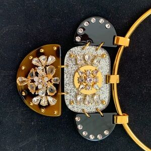 J Crew estate statement jeweled necklace